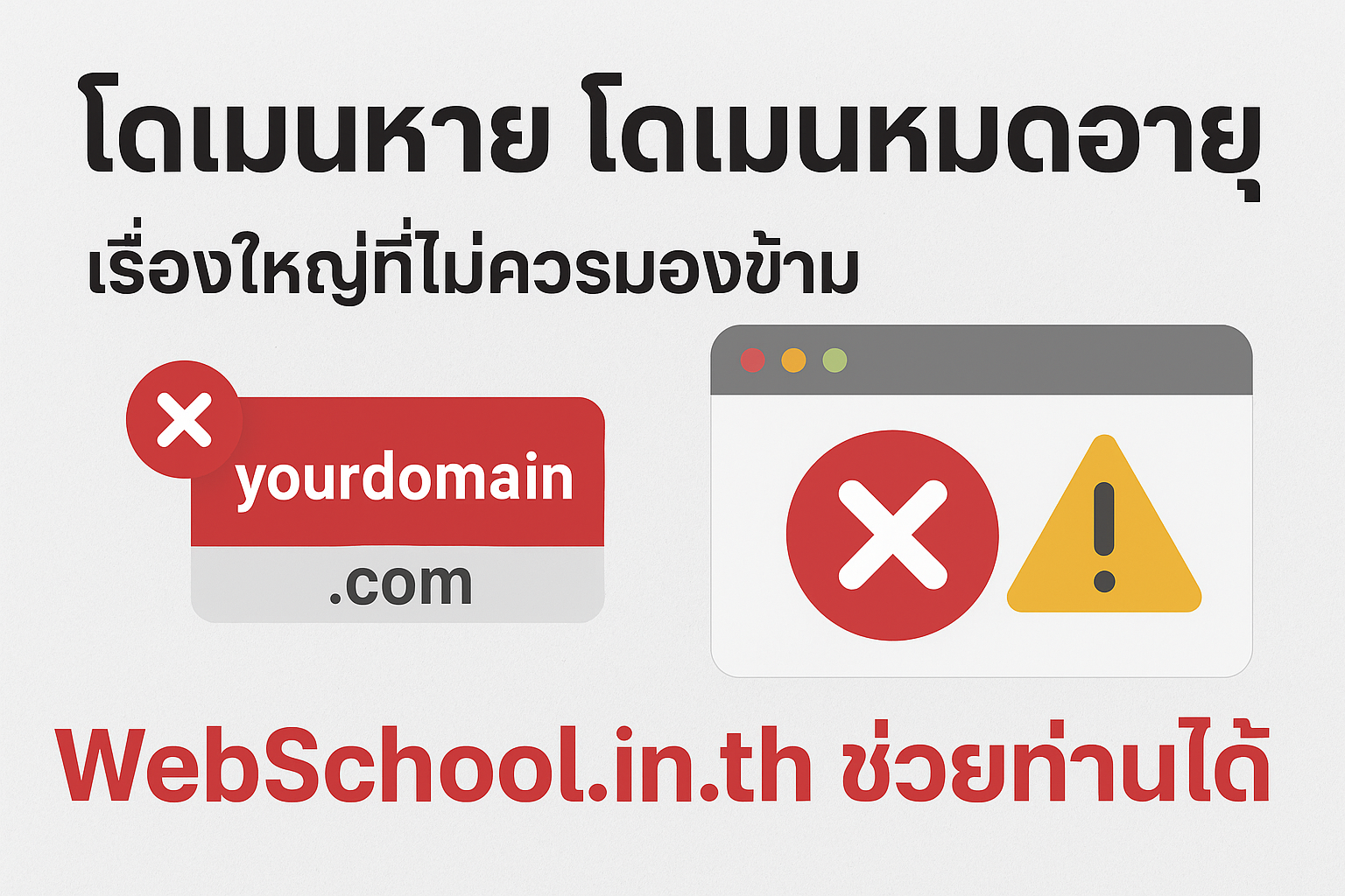 โดเมนหาย